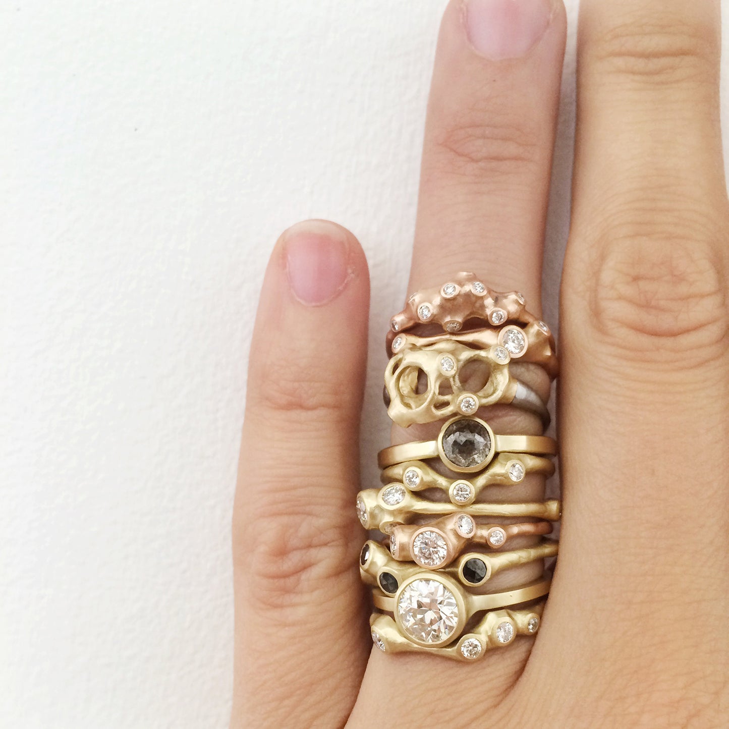 Rose Gold Barnacle Ring