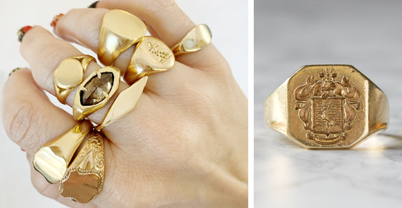 Signacula Rings ETERNAL SYMBOLS: SIGNET SEAL RINGS