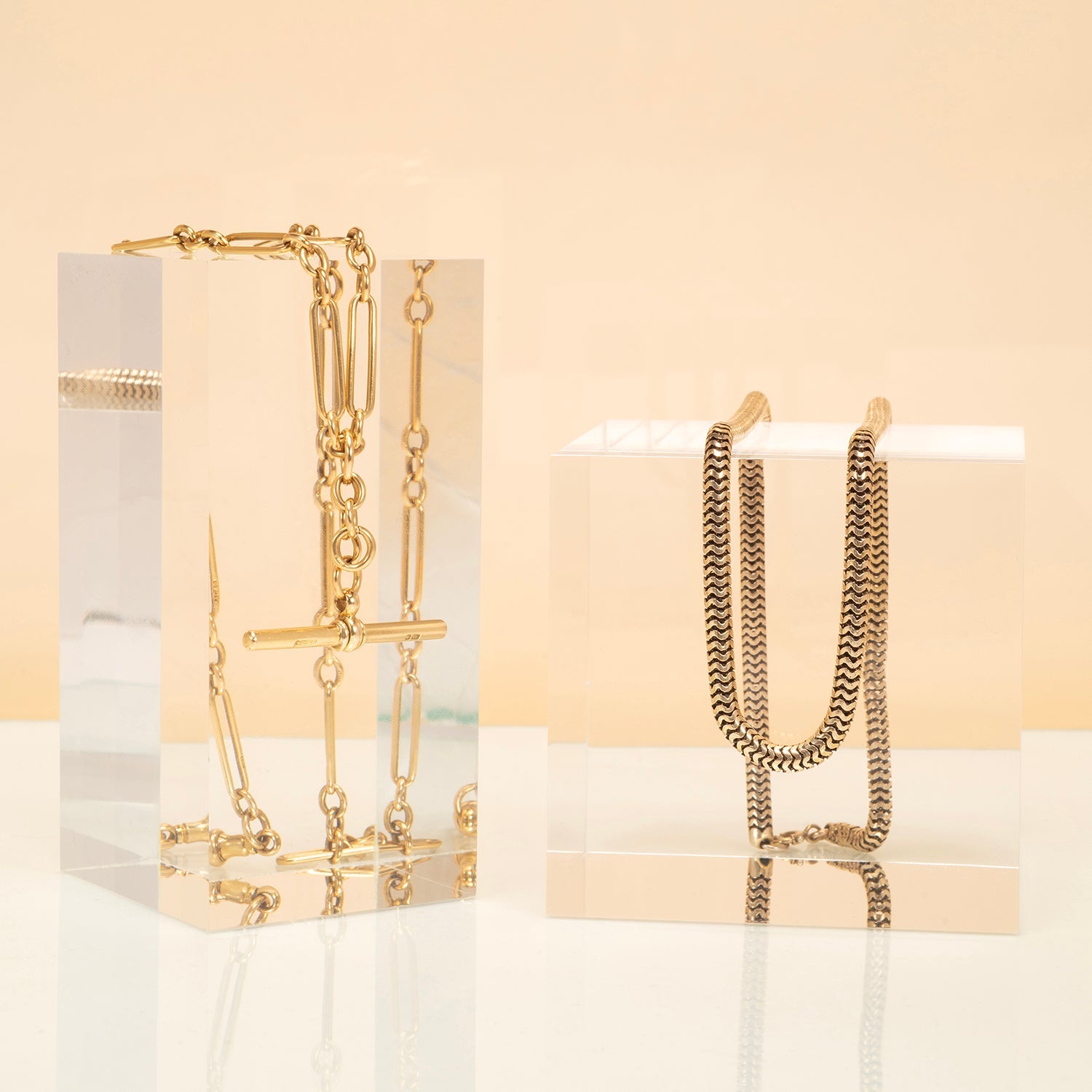TenThousandThings Gold Spikey Link Necklace – ESQUELETO