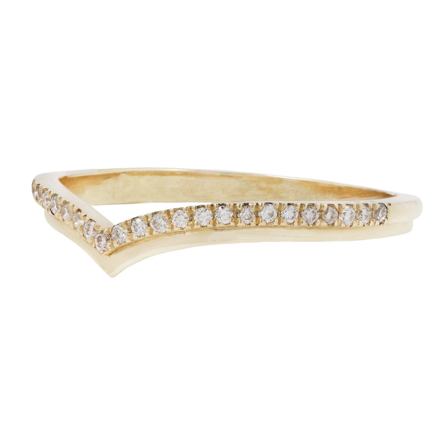 White Diamond Stepped Nesting Band
