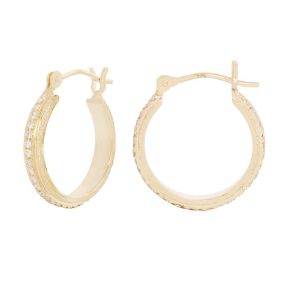 Three Step Diamond Hoops