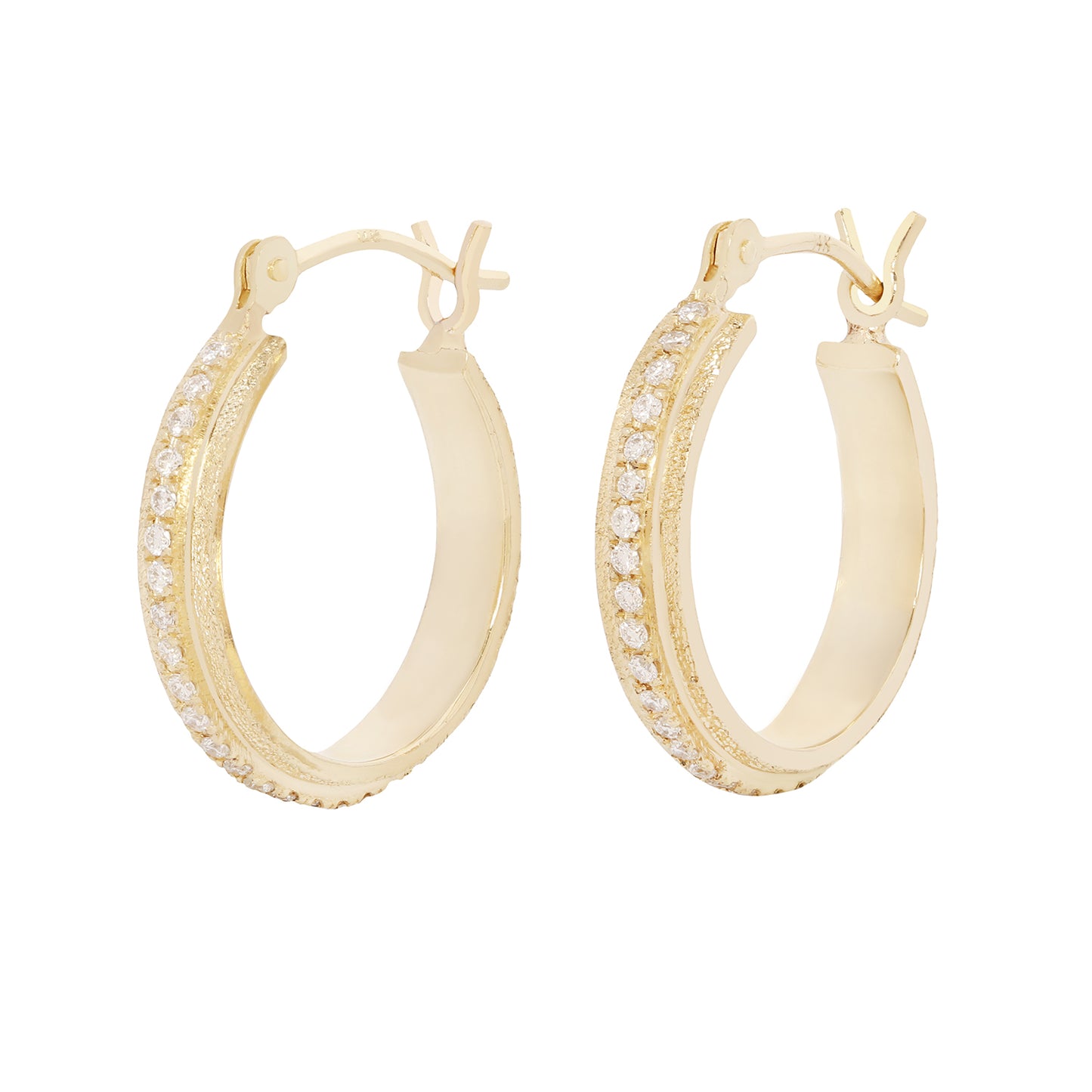 Three Step Diamond Hoops