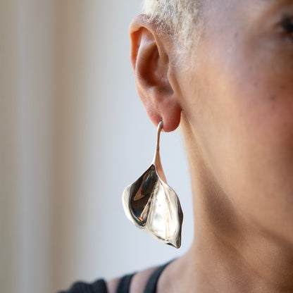 Silver Flower District Earrings