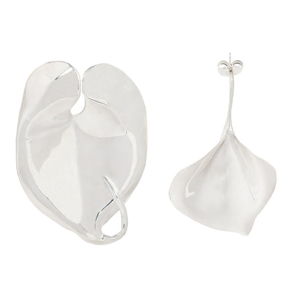 Silver Flower District Earrings