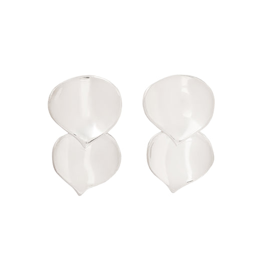 Silver Aspen Short Earrings