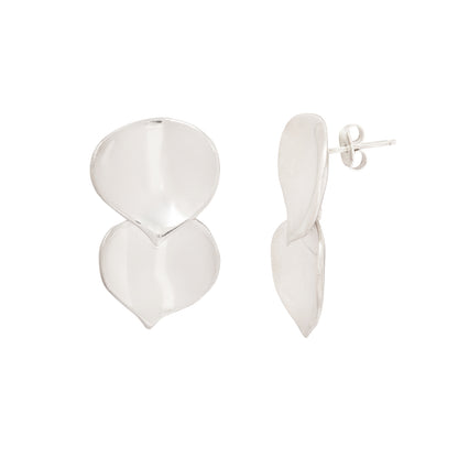 Silver Aspen Short Earrings