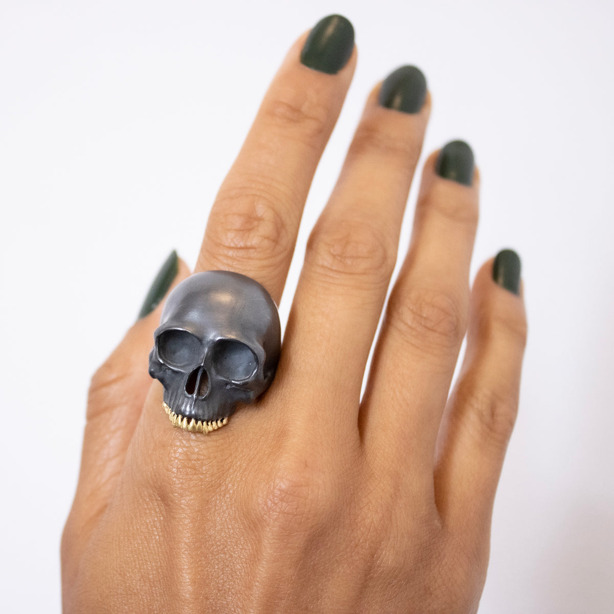 Black Skull Ring