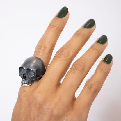 Black Skull Ring