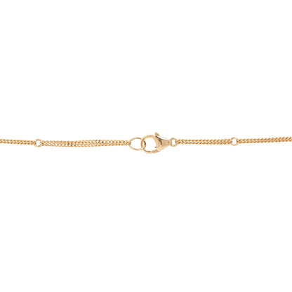 Blue Diamond Textile Station Necklace