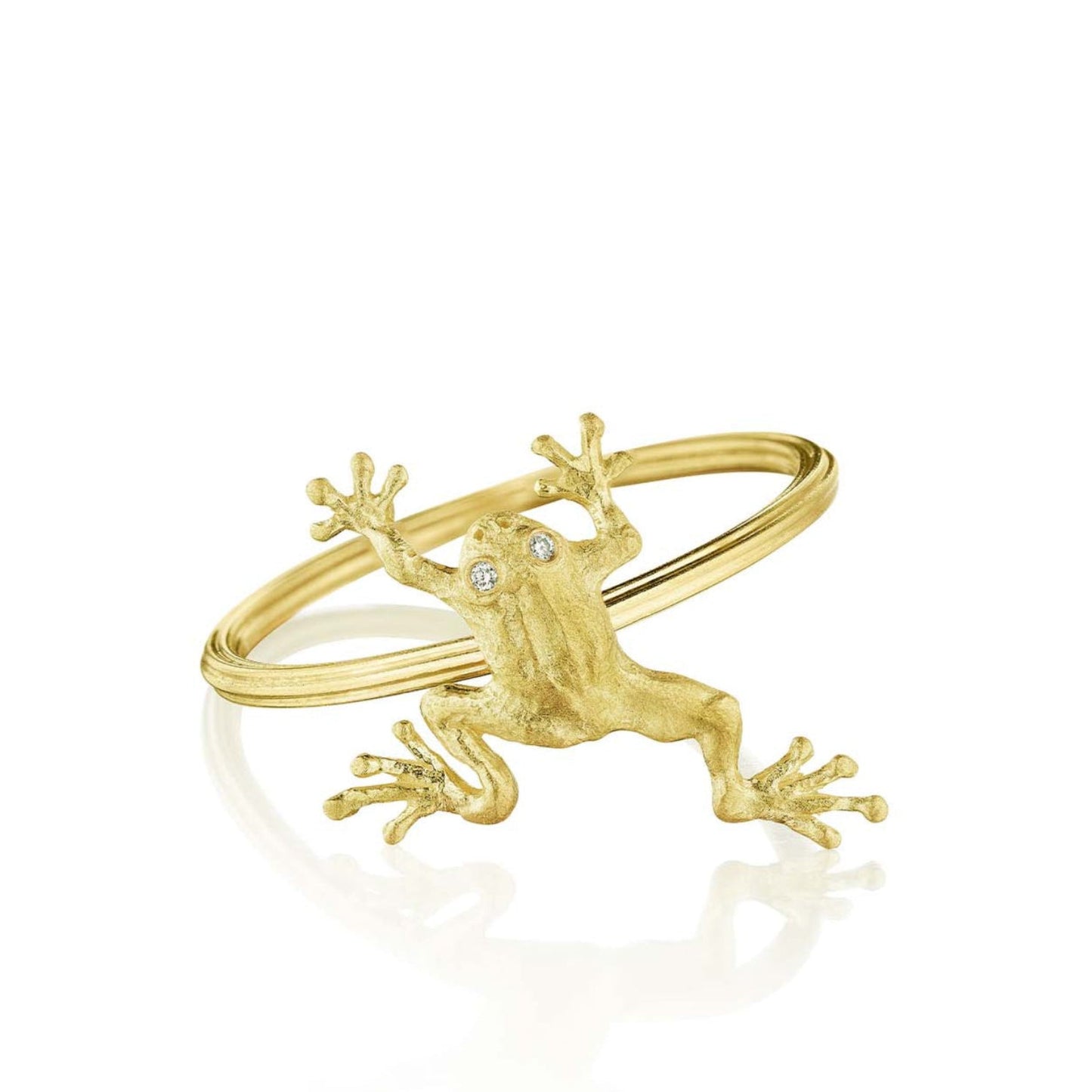 Climbing Frog Stacking Ring