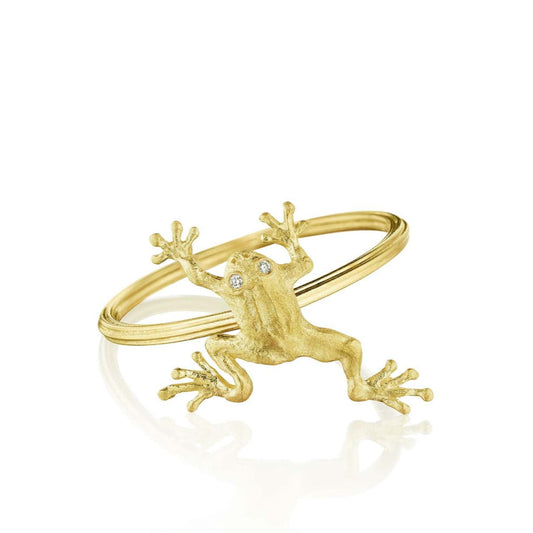 Climbing Frog Stacking Ring