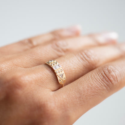 Diamond Totem Ring