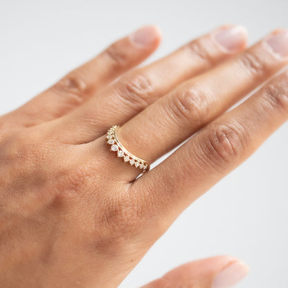 Big Crown Diamond Ring