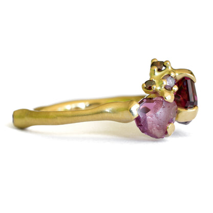 Rosé Garnet Tidepool Ring