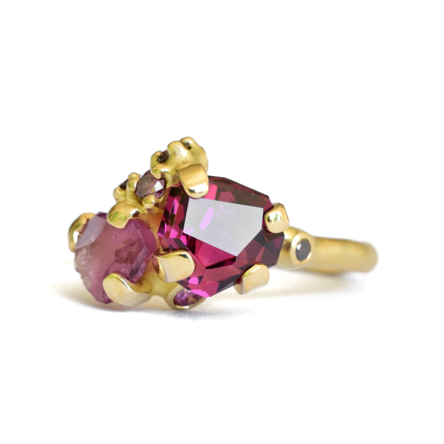 Rosé Garnet Tidepool Ring