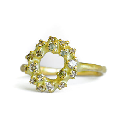 Tideworn Diamond Reef Ring