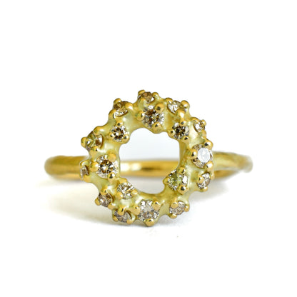 Tideworn Diamond Reef Ring