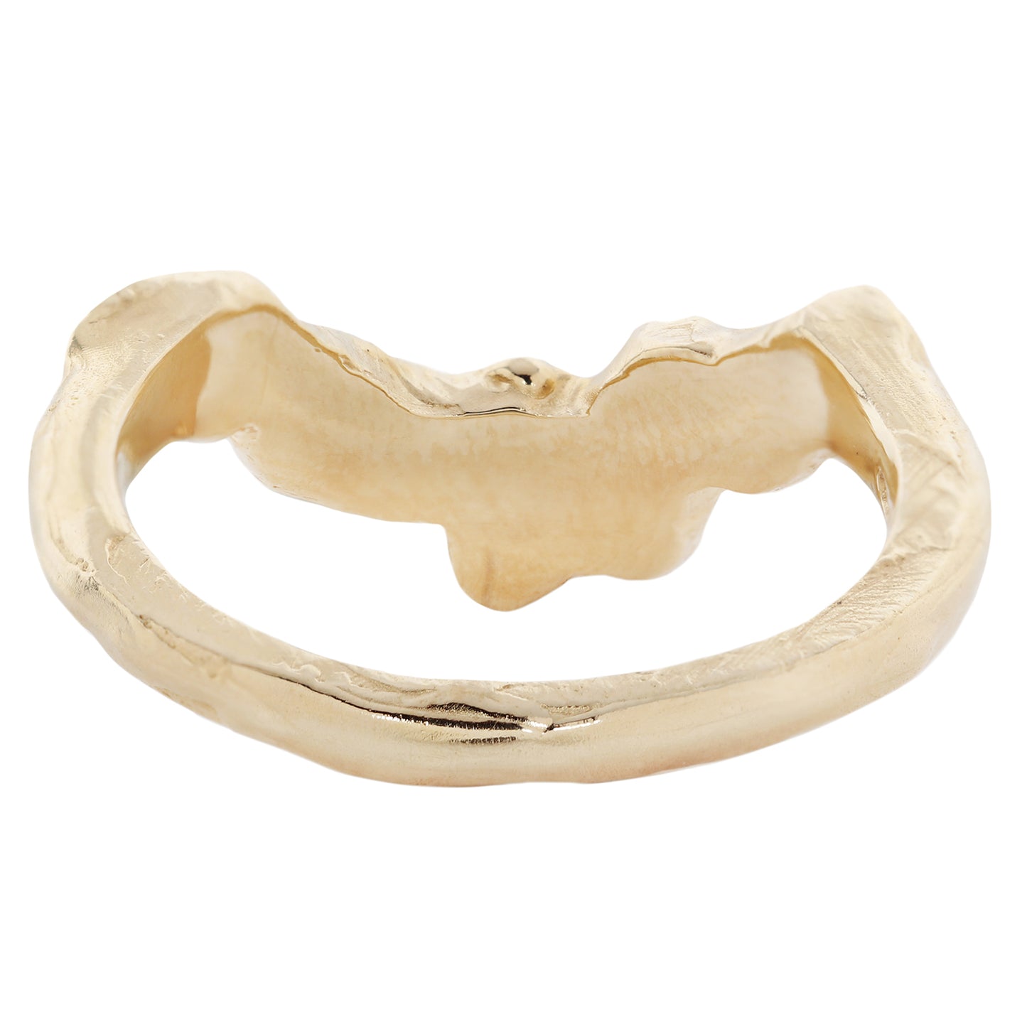 X Marquise Five Diamond V Shape Scatter Ring