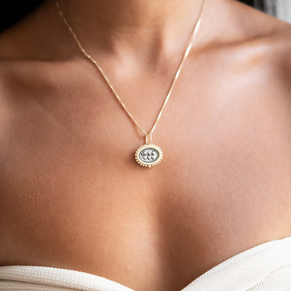Small Triple Sacred Heart Charm