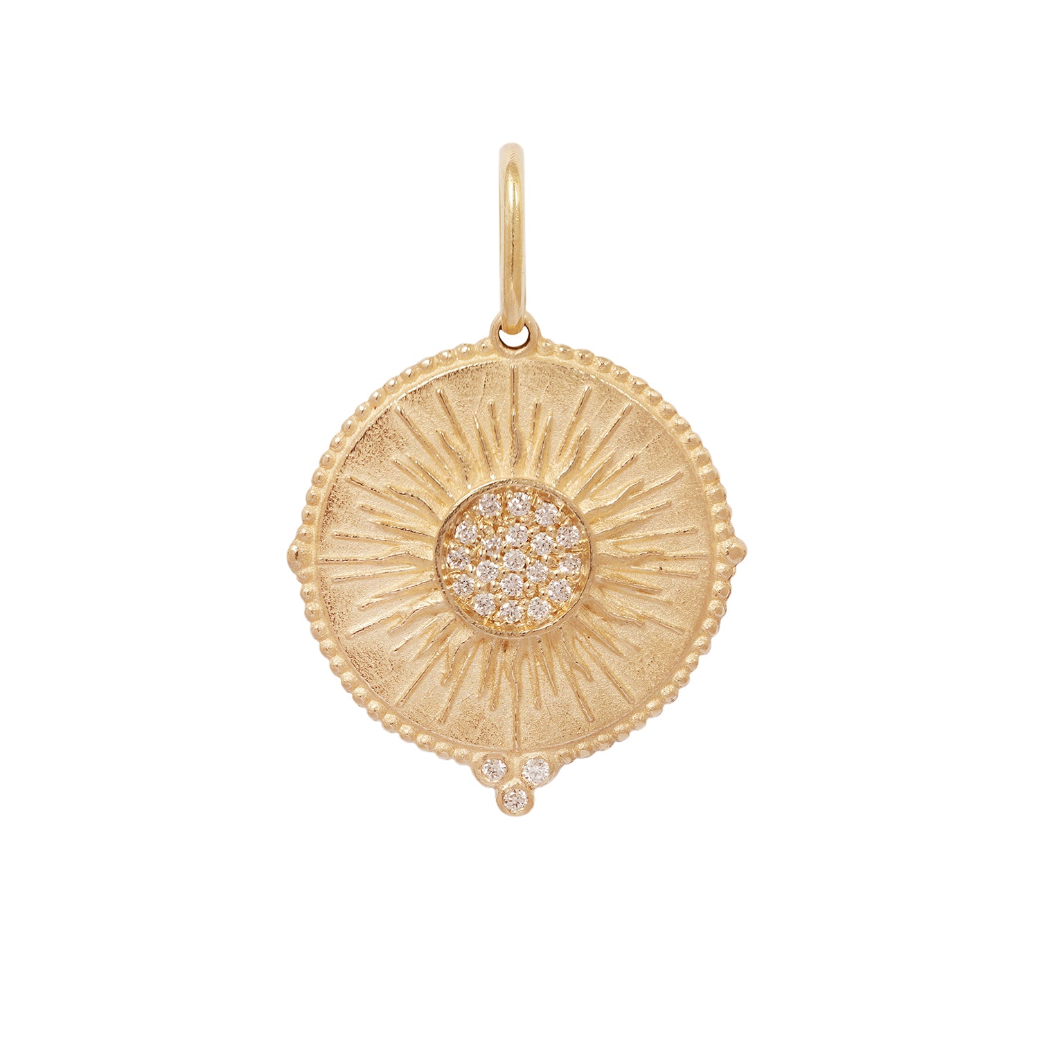 Erica Molinari Diamond Sun Charm – ESQUELETO