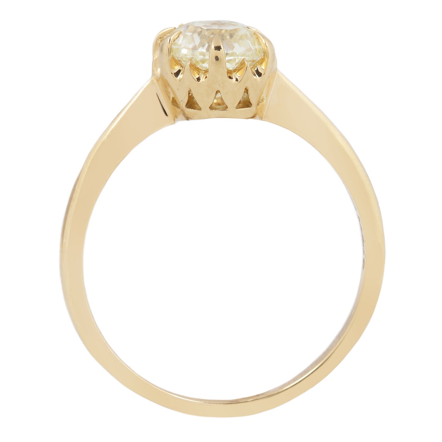 Opulent Crown Jubilee Diamond Solitaire
