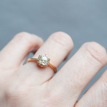 Opulent Crown Jubilee Diamond Solitaire