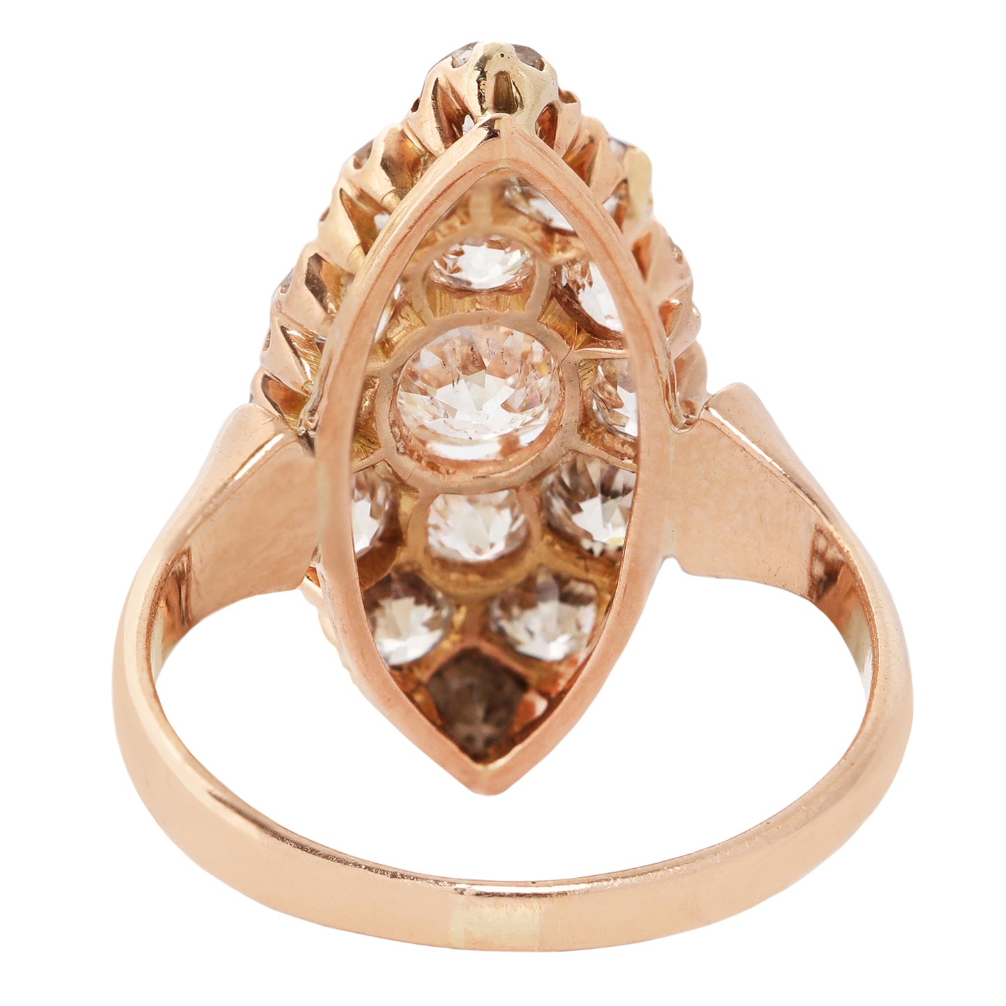 Victorian Diamond Navette Ring