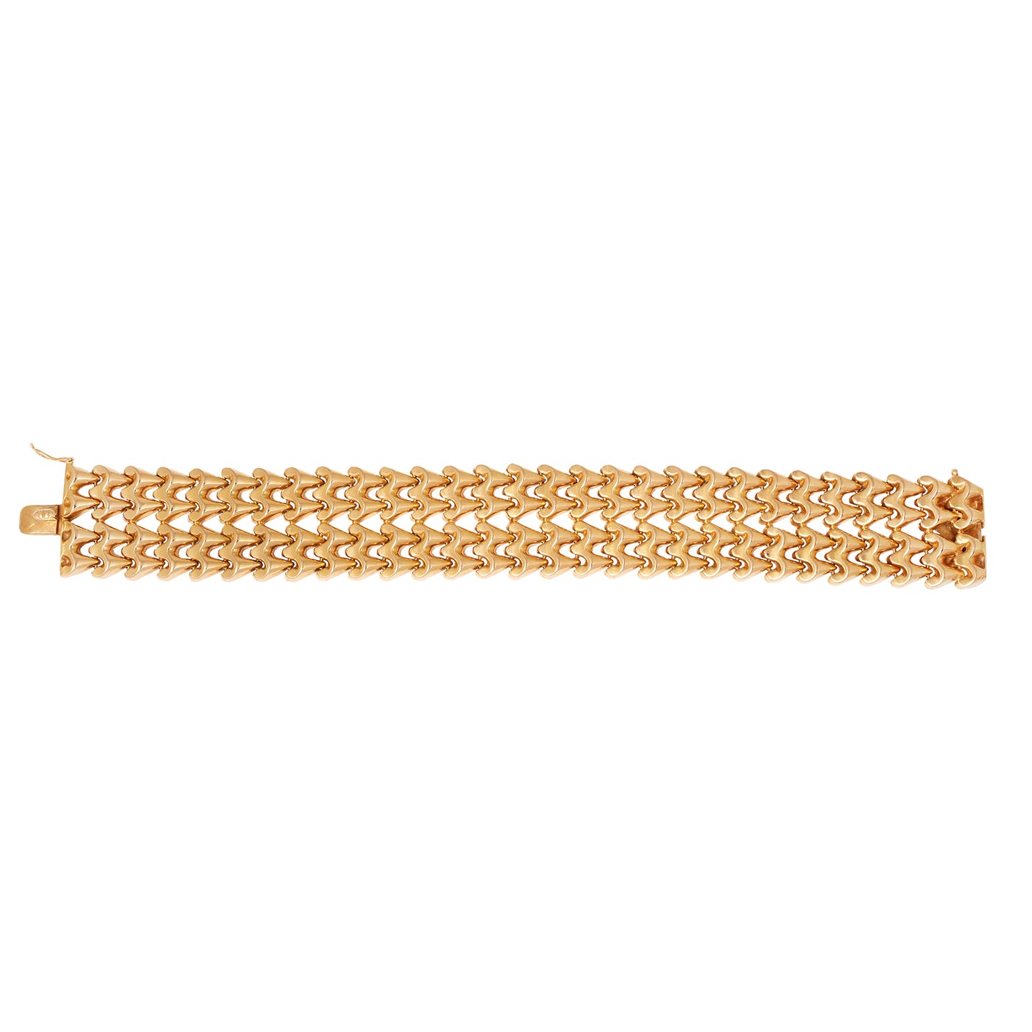 Gilded Lattice Link Bracelet
