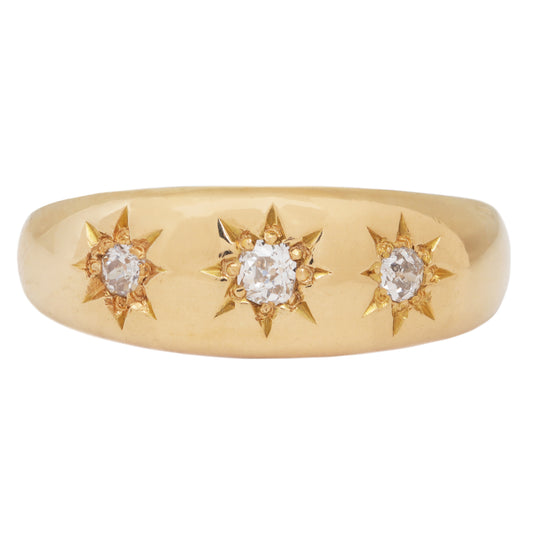 Victorian Diamond Star Ring