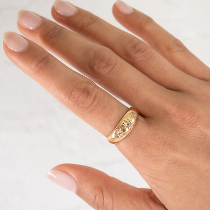 Victorian Diamond Star Ring