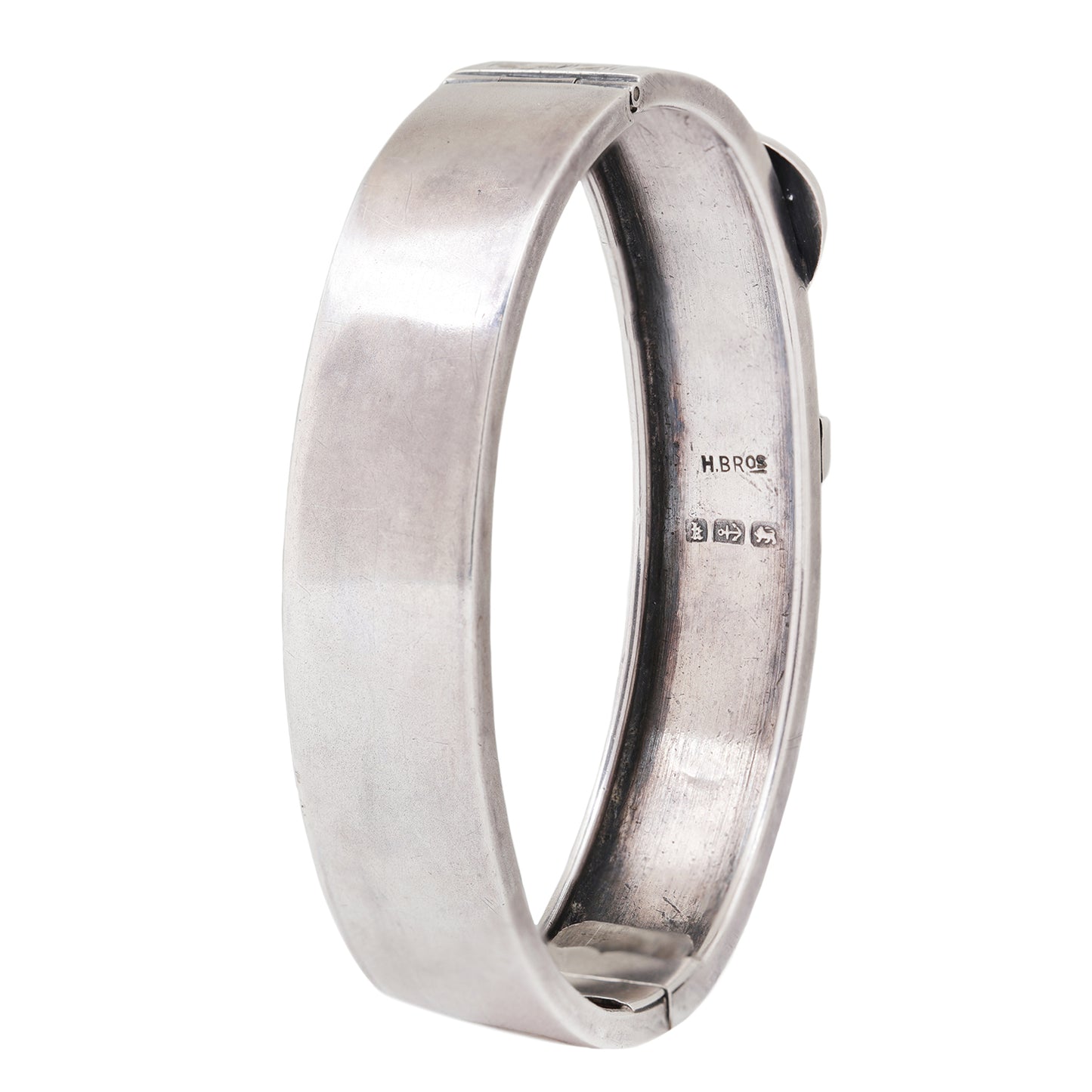 Antique Silver Belt Buckle Bangle