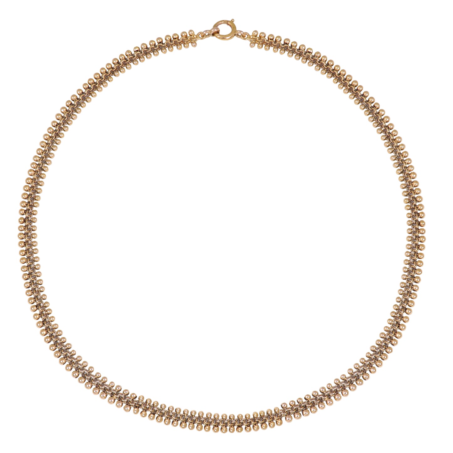 Vintage Dot Collar Necklace