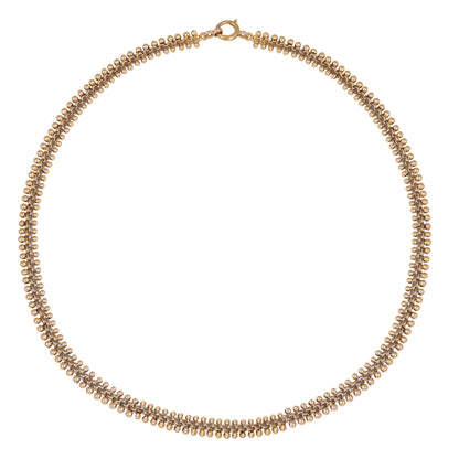 Vintage Dot Collar Necklace