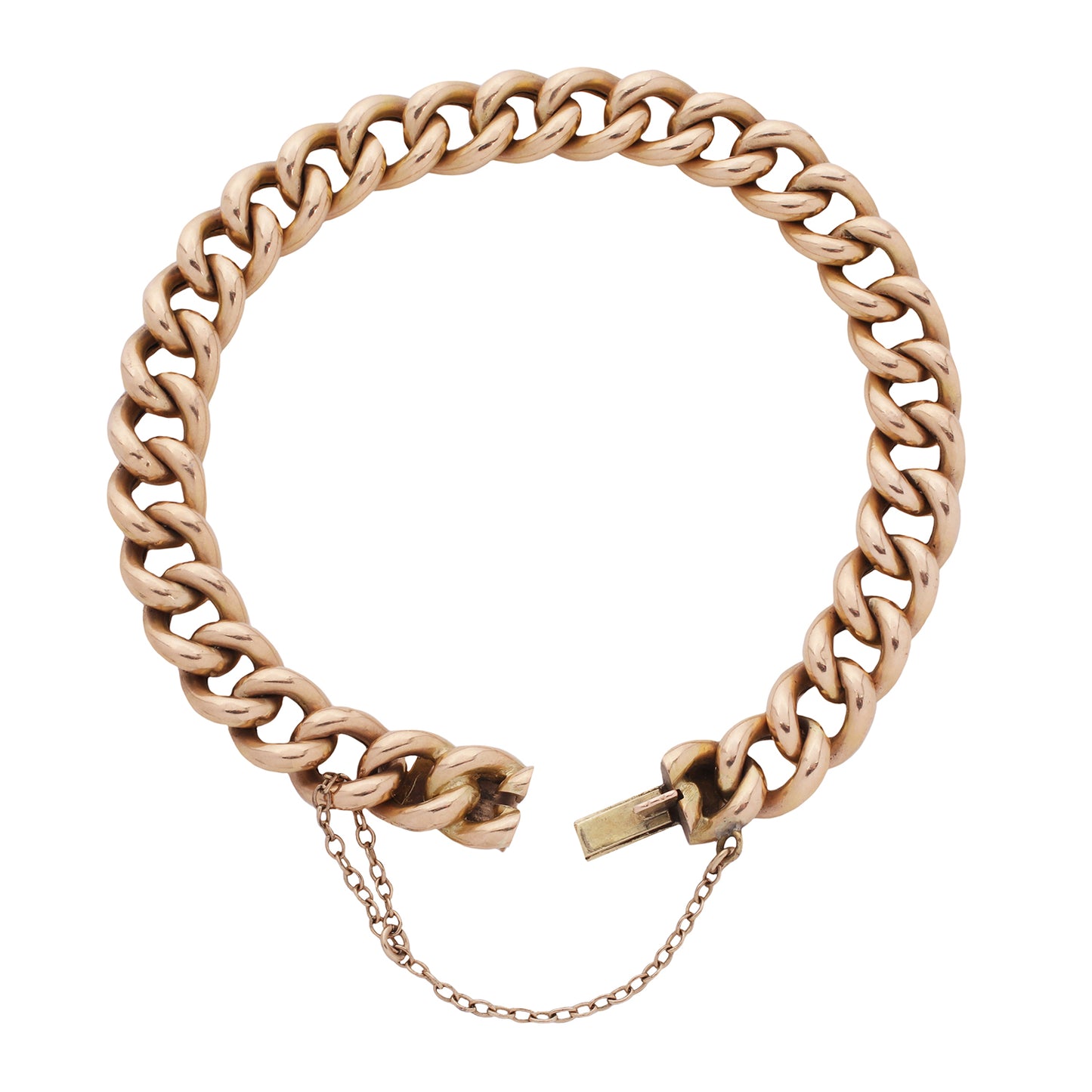 Antique Golden Curb Bracelet