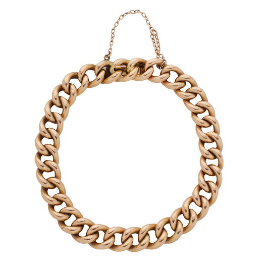 Antique Golden Curb Bracelet