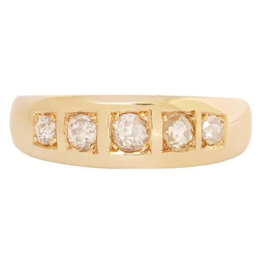 Edwardian Diamond Line Ring