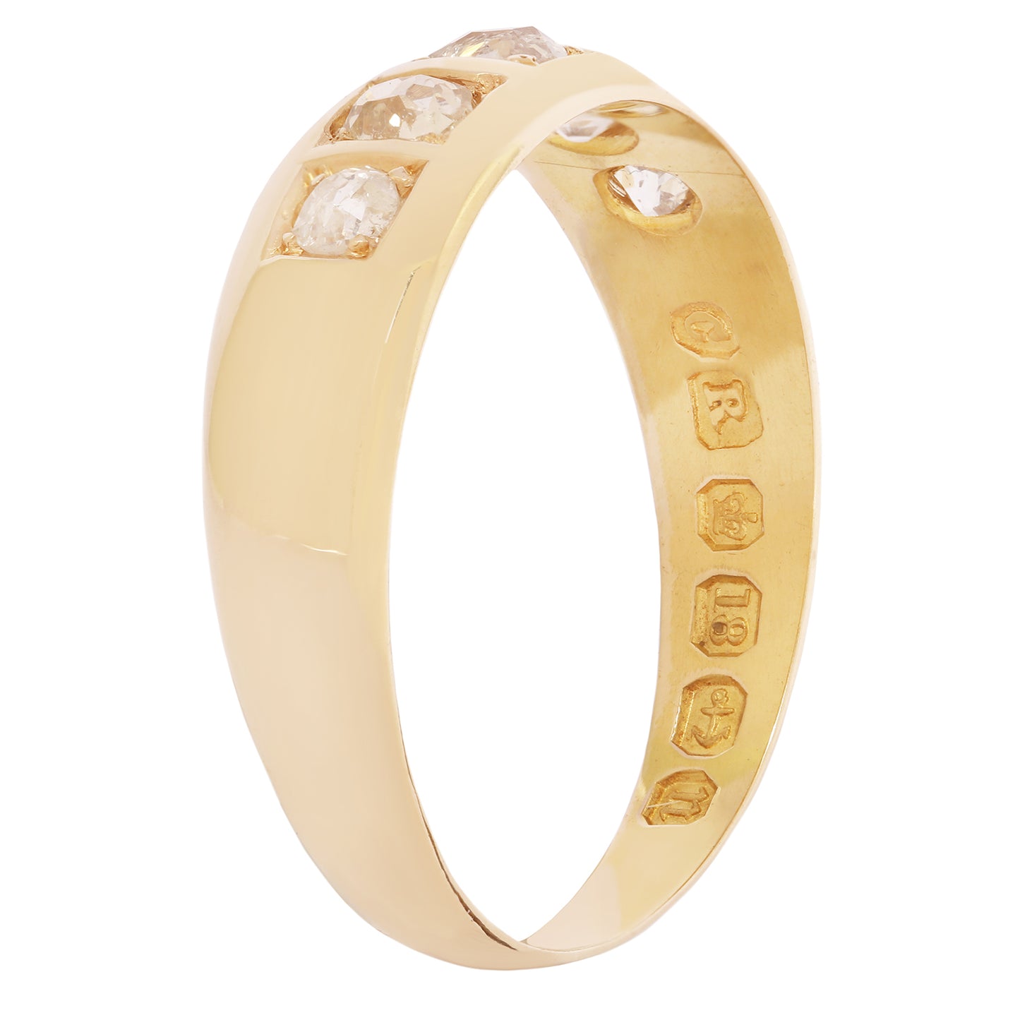 Edwardian Diamond Line Ring