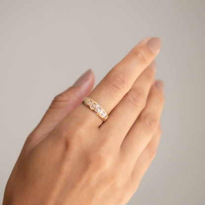 Edwardian Diamond Line Ring