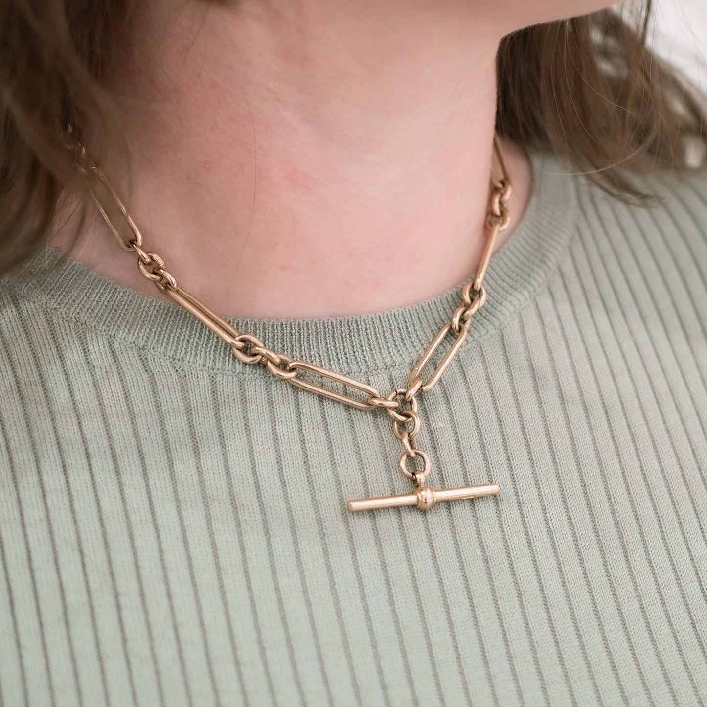 Victorian Paperclip Albert Chain