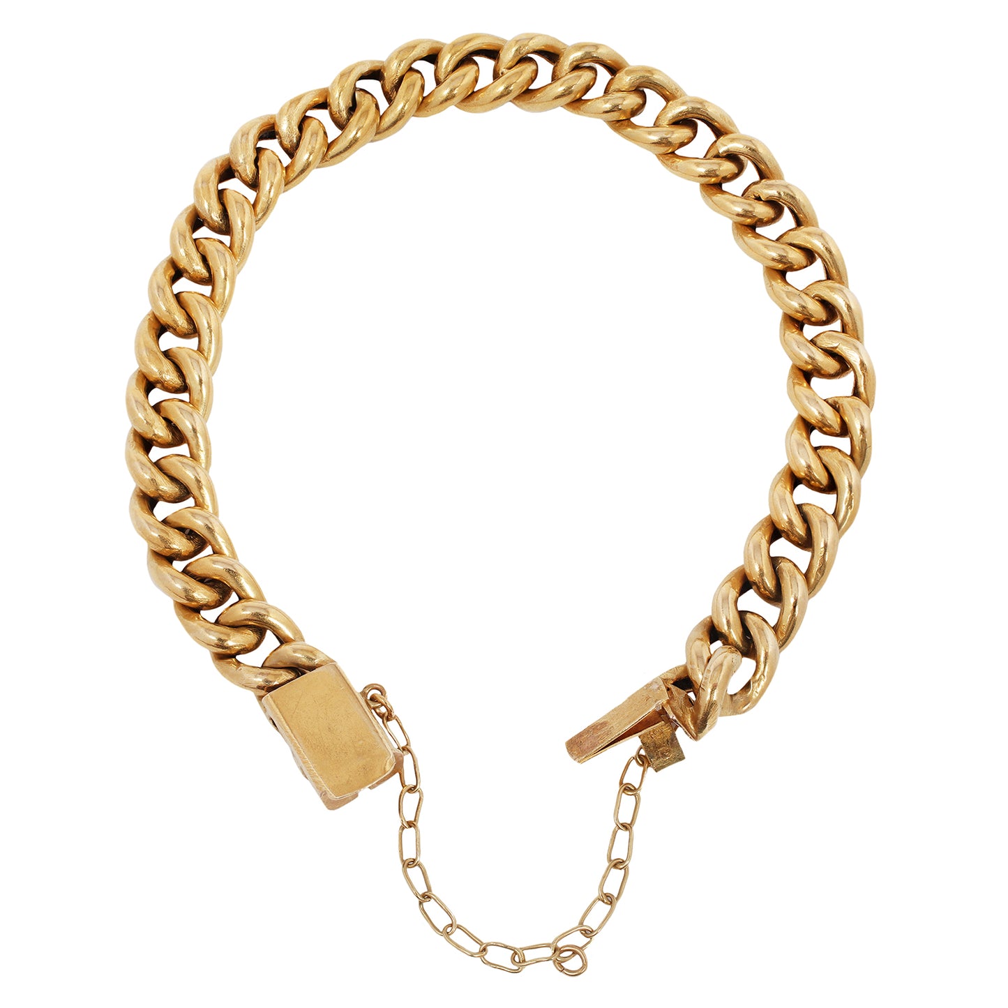 Swedish Gold Curb Bracelet