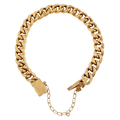 Swedish Gold Curb Bracelet
