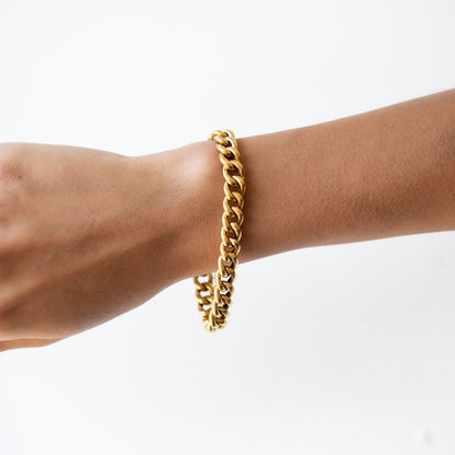 Swedish Gold Curb Bracelet