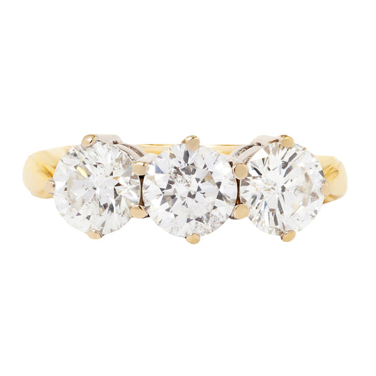 Vintage Trilogy Diamond Ring