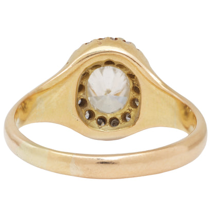 Victorian Diamond Halo Ring