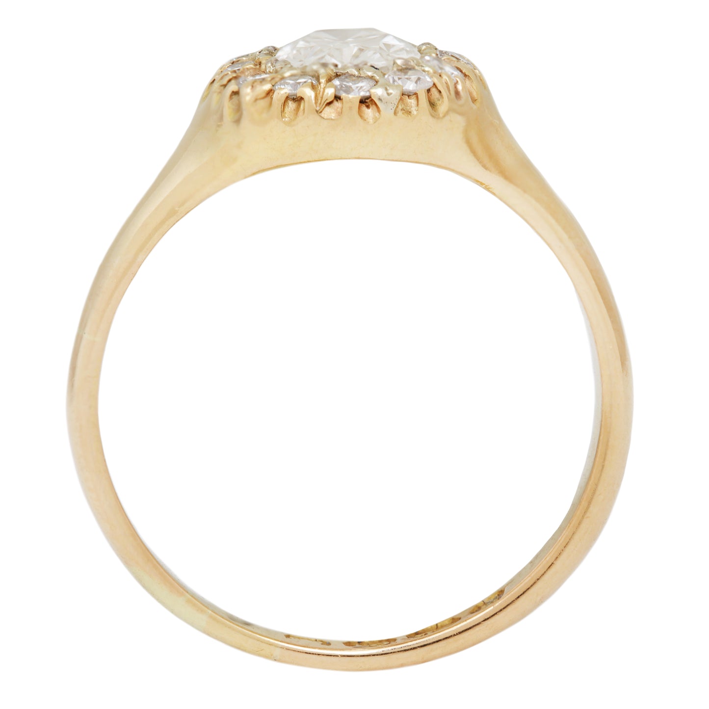 Victorian Diamond Halo Ring