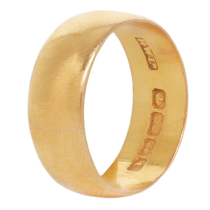 Wide Gold Shire Band