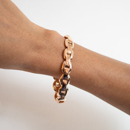 Smooth Oval Link Bracelet