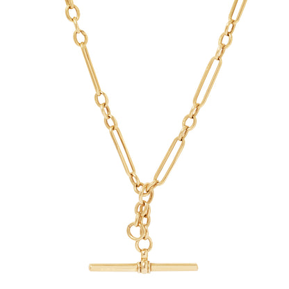 Golden Paperclip Albert Chain