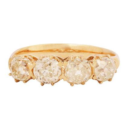 Victorian Quartet Diamond Ring