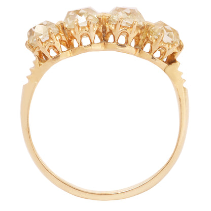 Victorian Quartet Diamond Ring